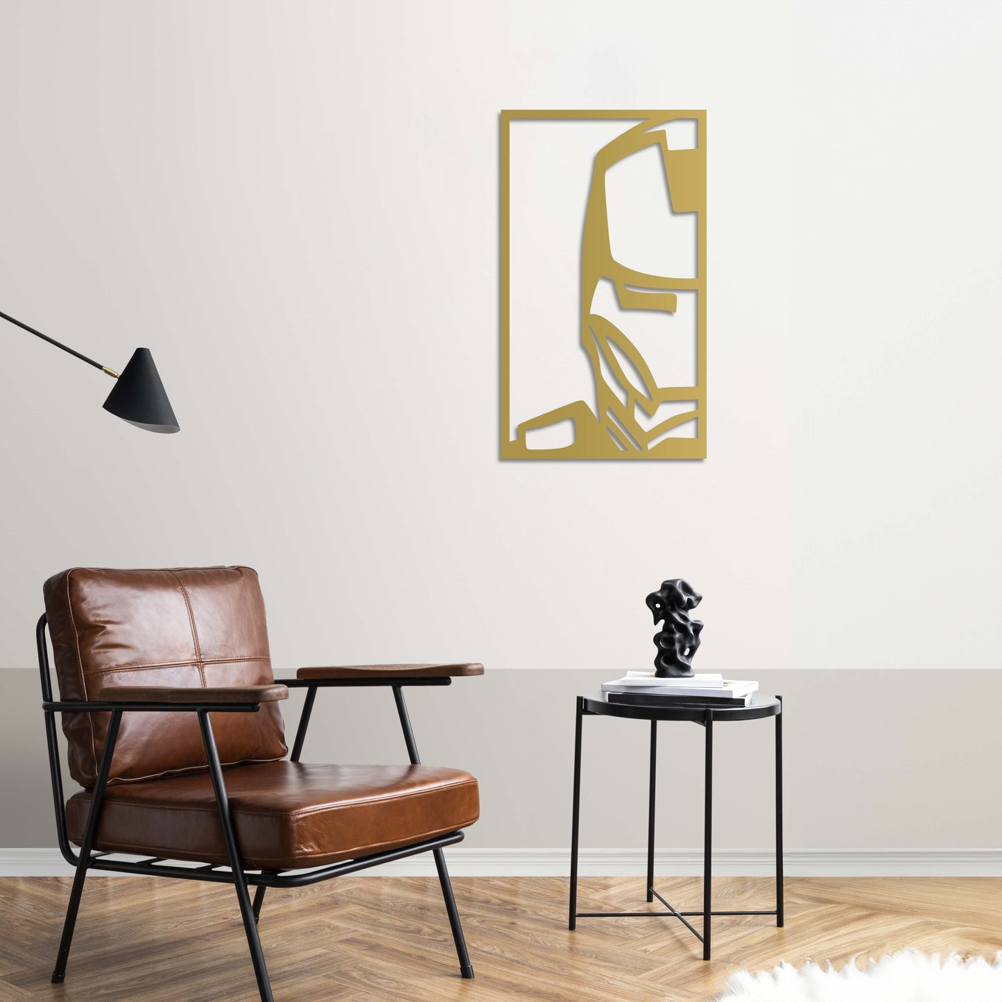 Gizemli Zırh Metal Tablo