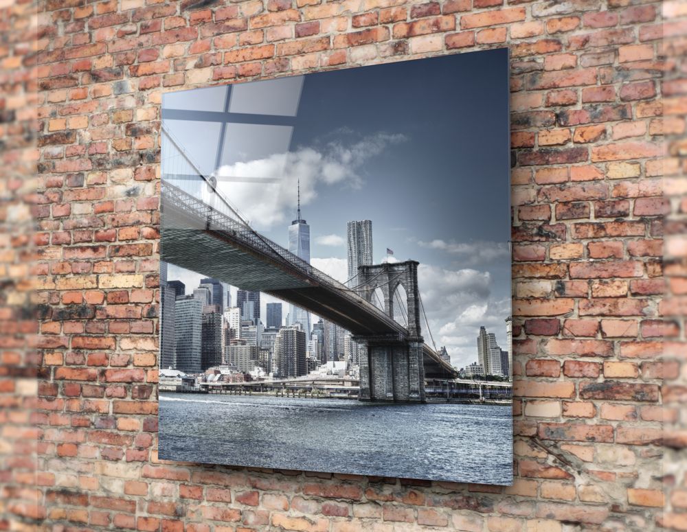Brooklyn Köprüsü Cam Tablo