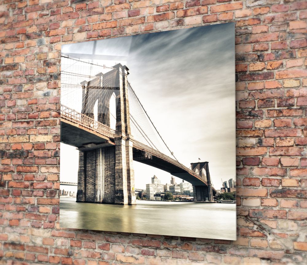 Brooklyn Köprüsü Cam Tablo