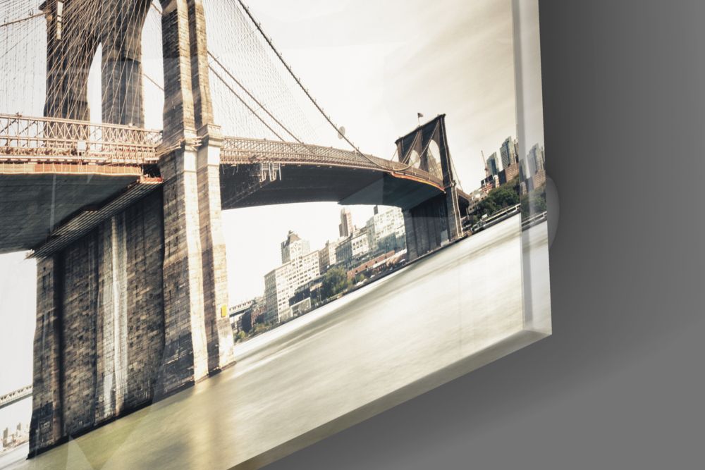 Brooklyn Köprüsü Cam Tablo