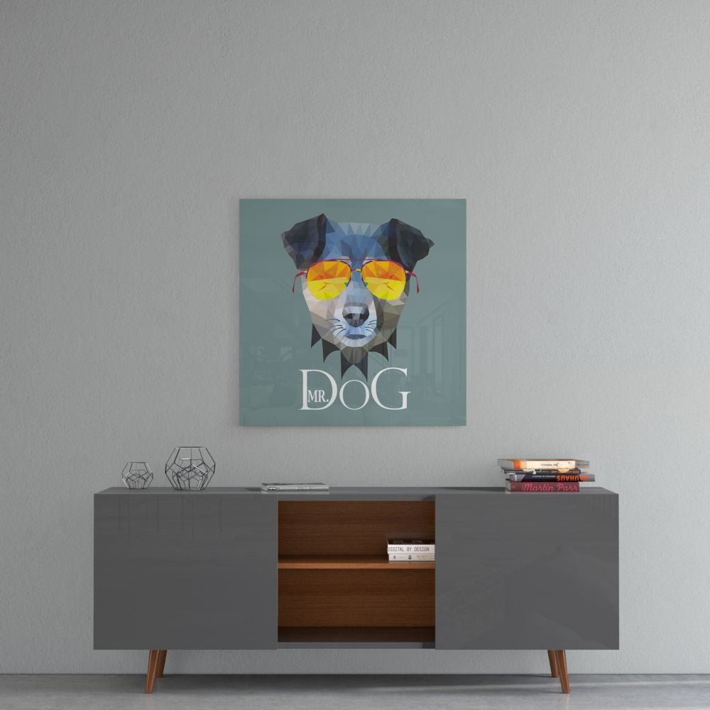 Köpek Cam Tablo