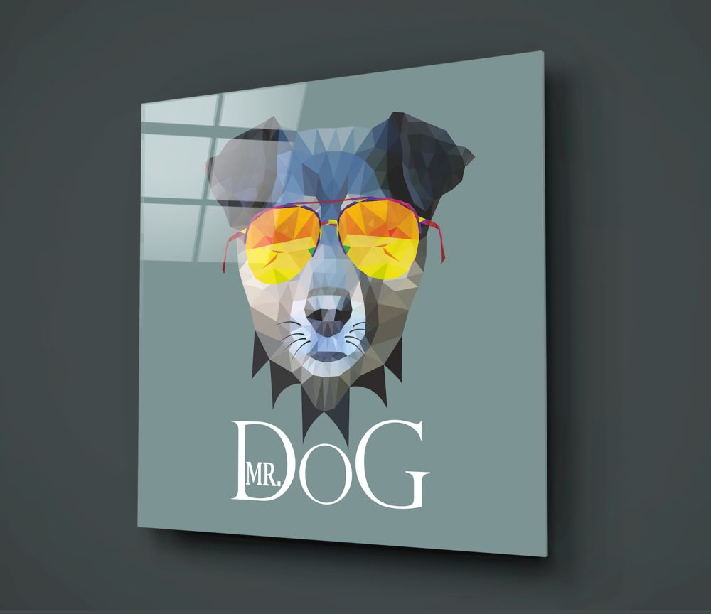 Köpek Cam Tablo