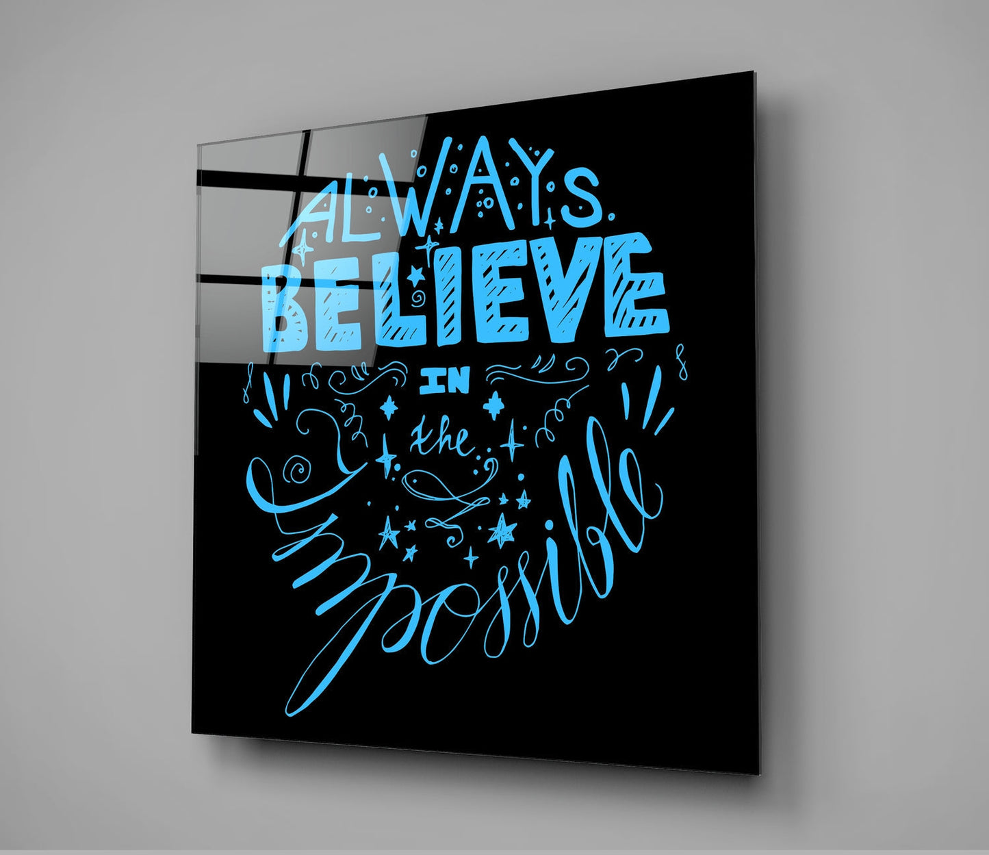 Always Believein the Impossible Cam Tablo