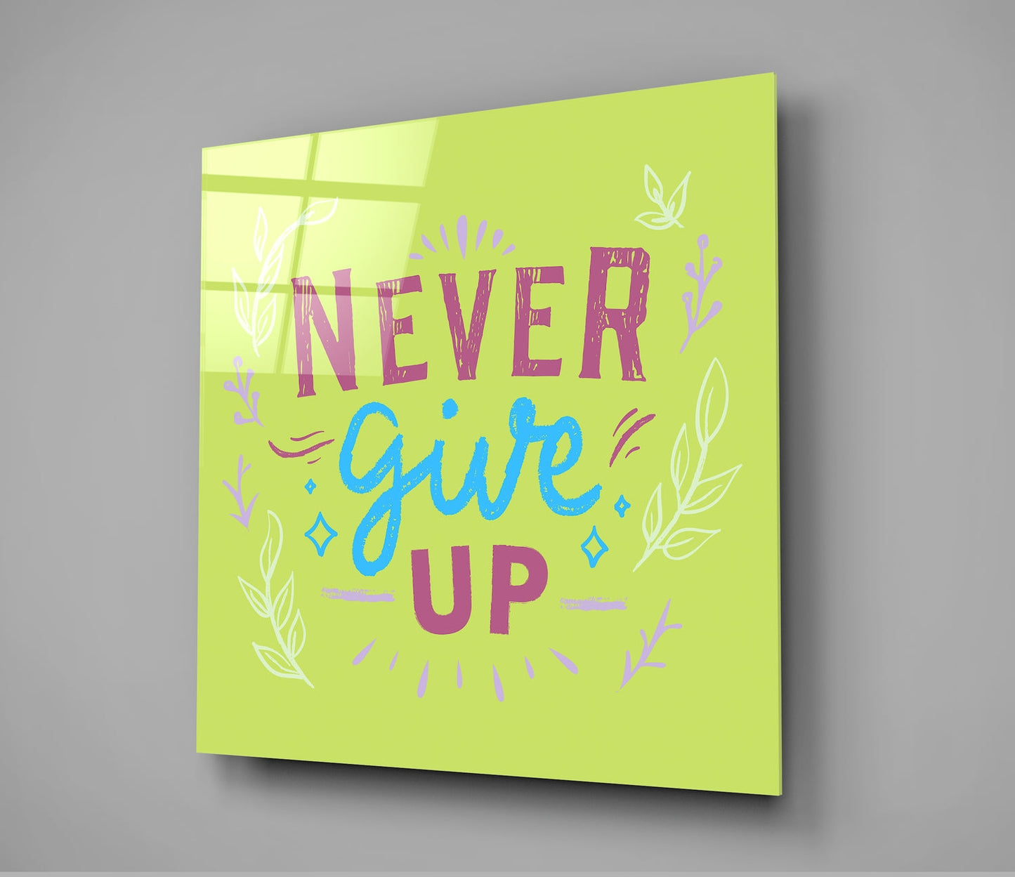 Never Give Up Cam Tablo