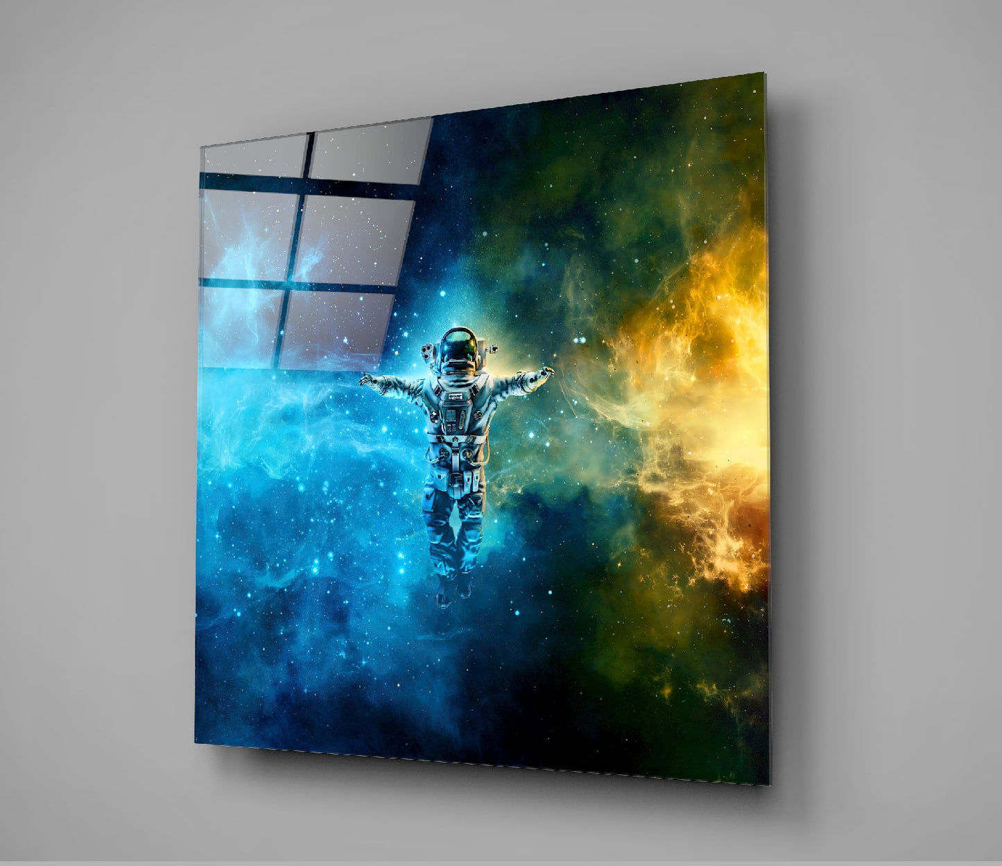 Uzayda Astronot Cam Tablo