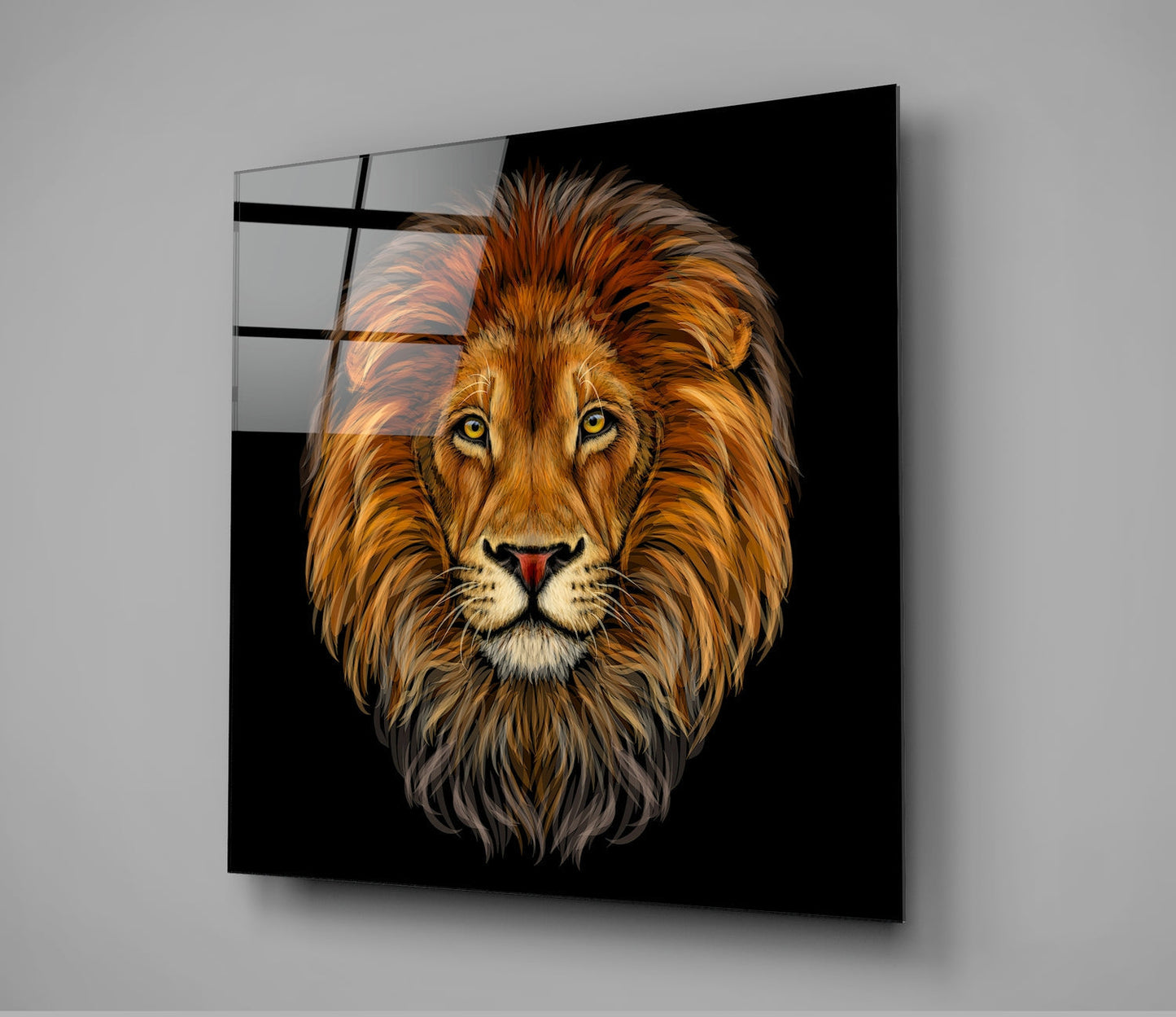 Aslan Cam Tablo