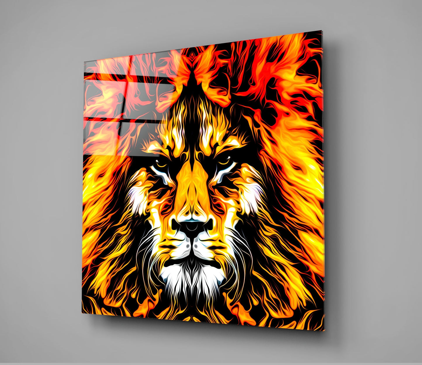 Aslan Cam Tablo
