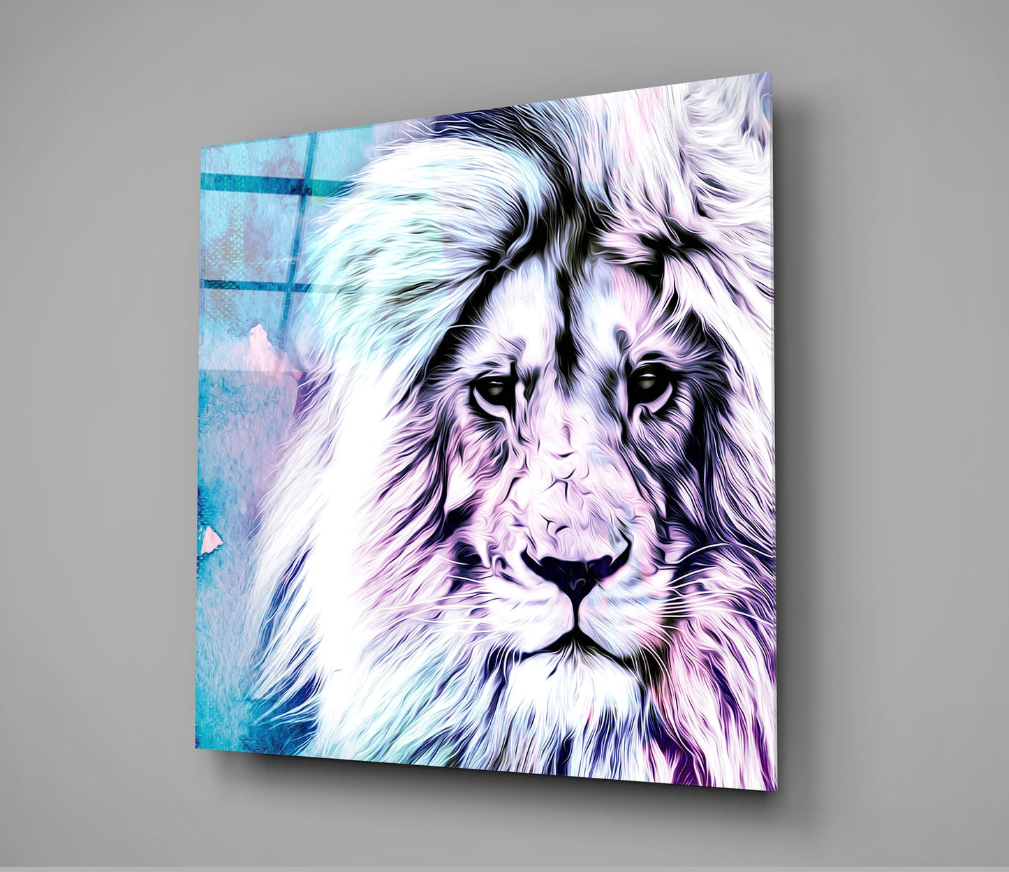 Aslan Cam Tablo