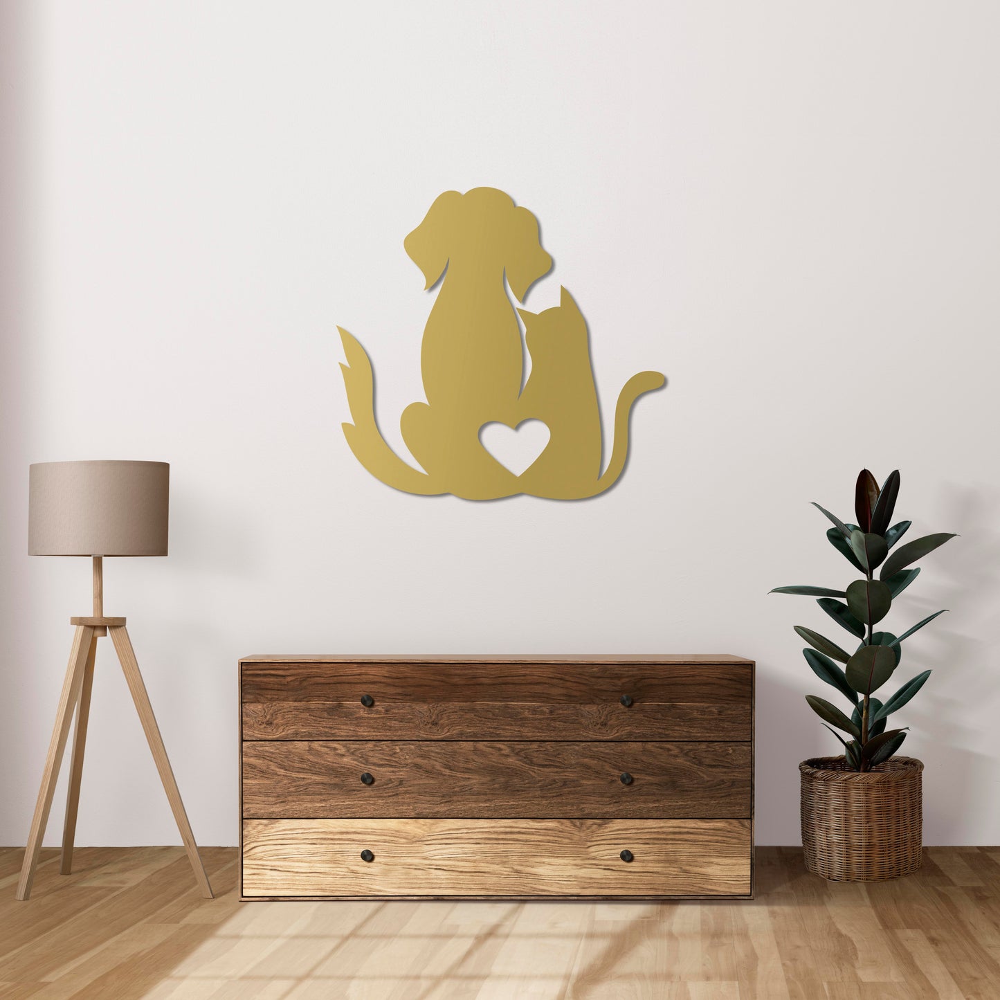 Loyalty and Love Metal Painting