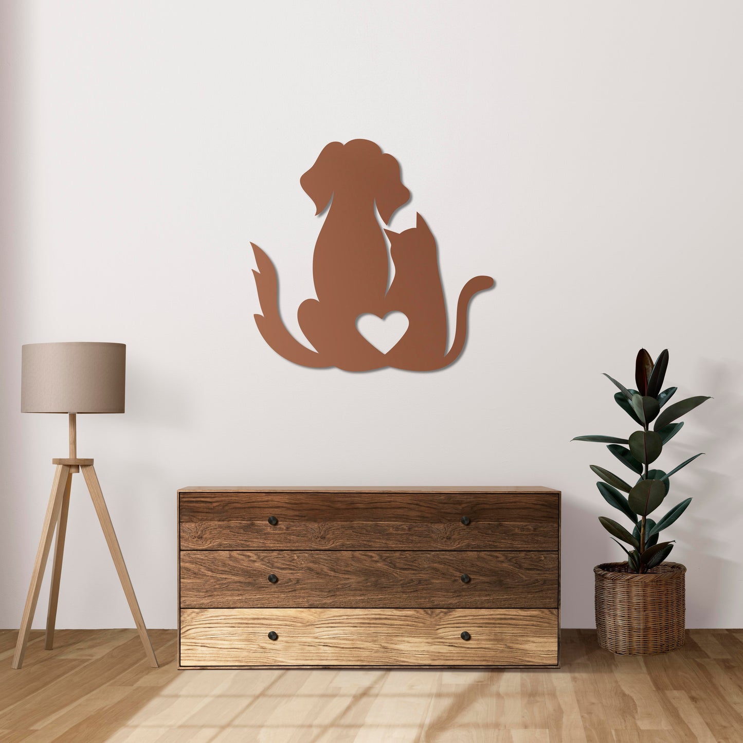 Loyalty and Love Metal Painting