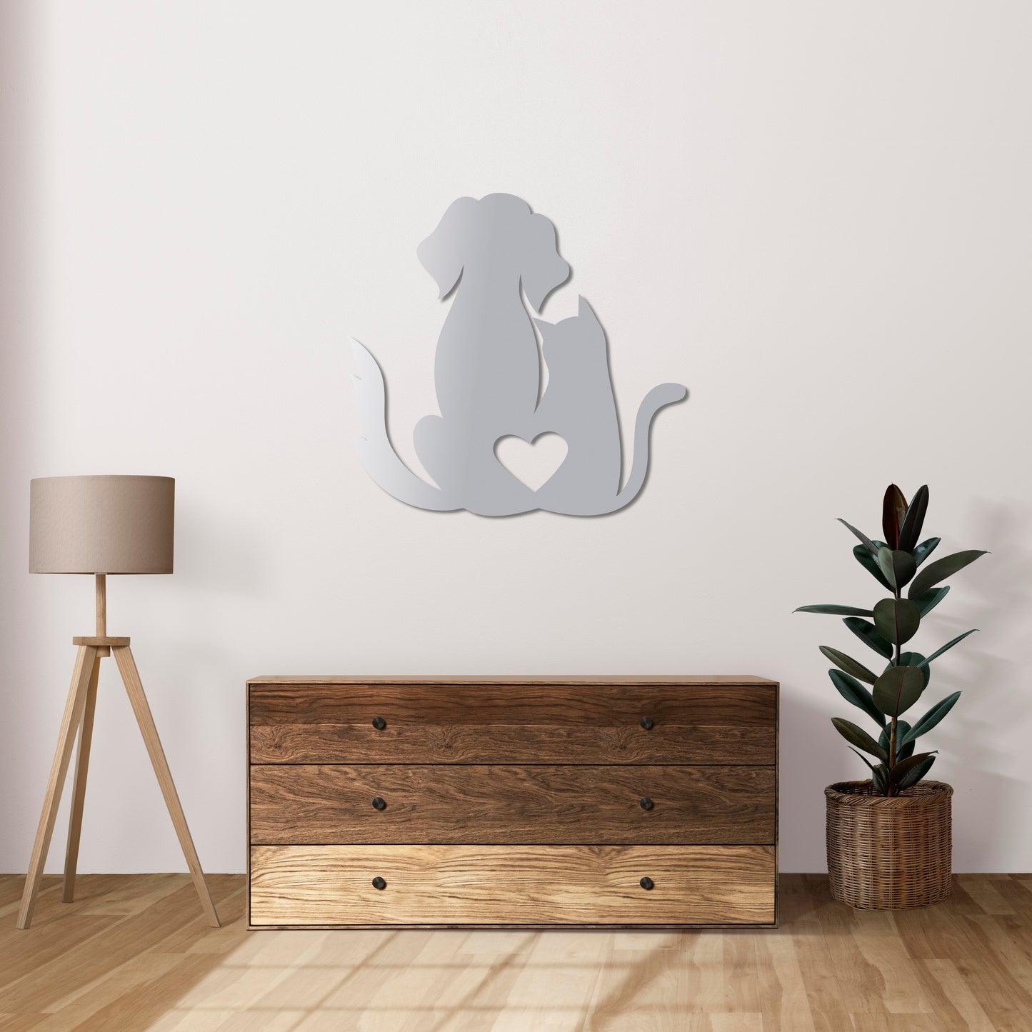 Loyalty and Love Metal Painting