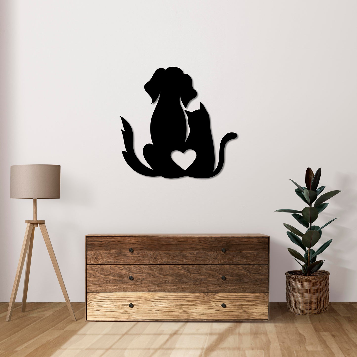 Loyalty and Love Metal Painting