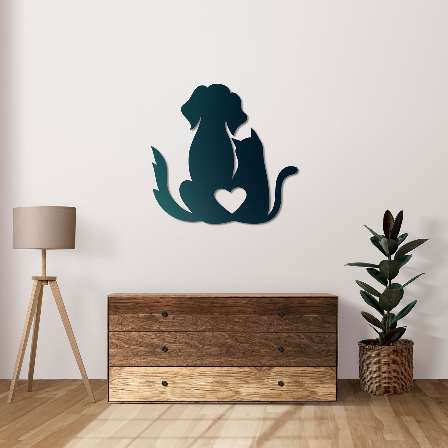 Loyalty and Love Metal Painting