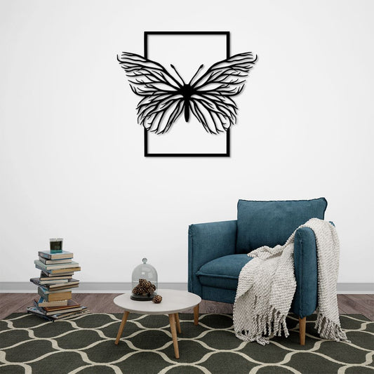 Butterfly Story Metal Painting