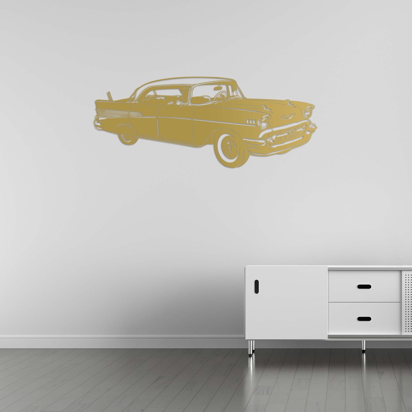Retro Classic Car – Metal Painting