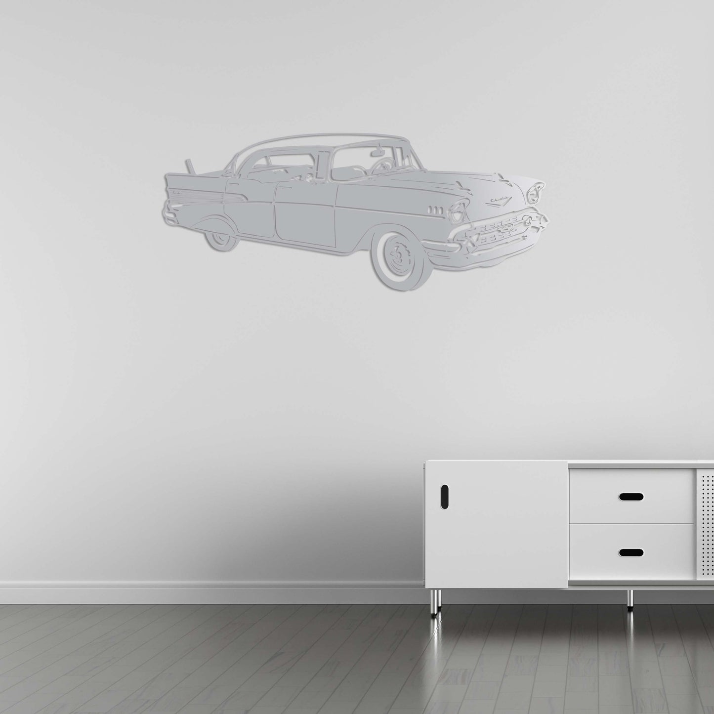 Retro Classic Car – Metal Painting