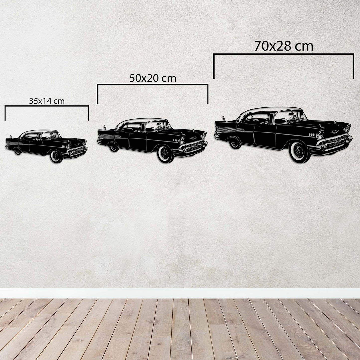 Retro Classic Car – Metal Painting