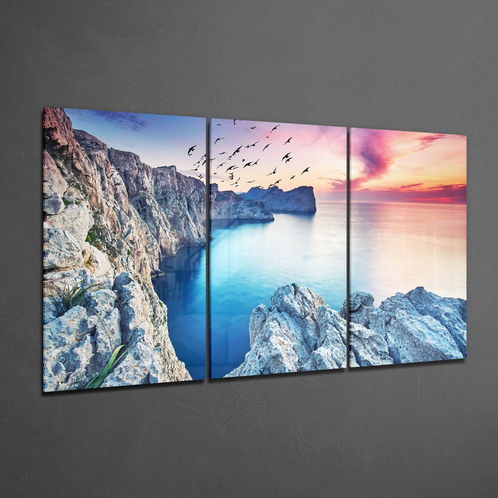 Kıyı Mega Cam Tablo