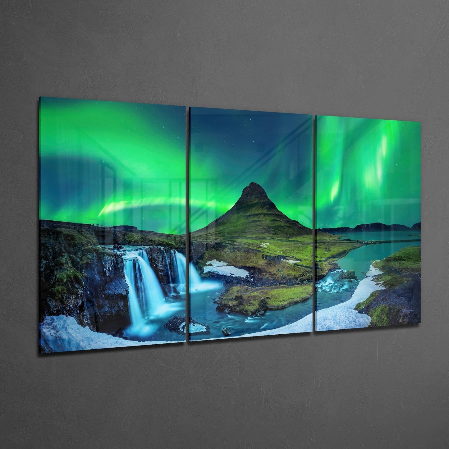 Kuzey Işıklar - Aurora Mega Cam Tablo