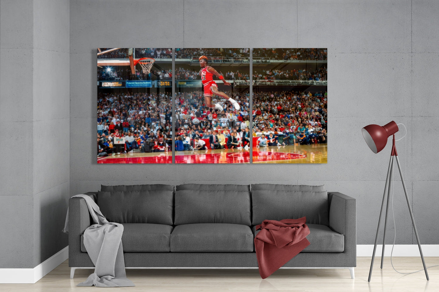 Michael Jordan Smaç Mega Mega Cam Tablo