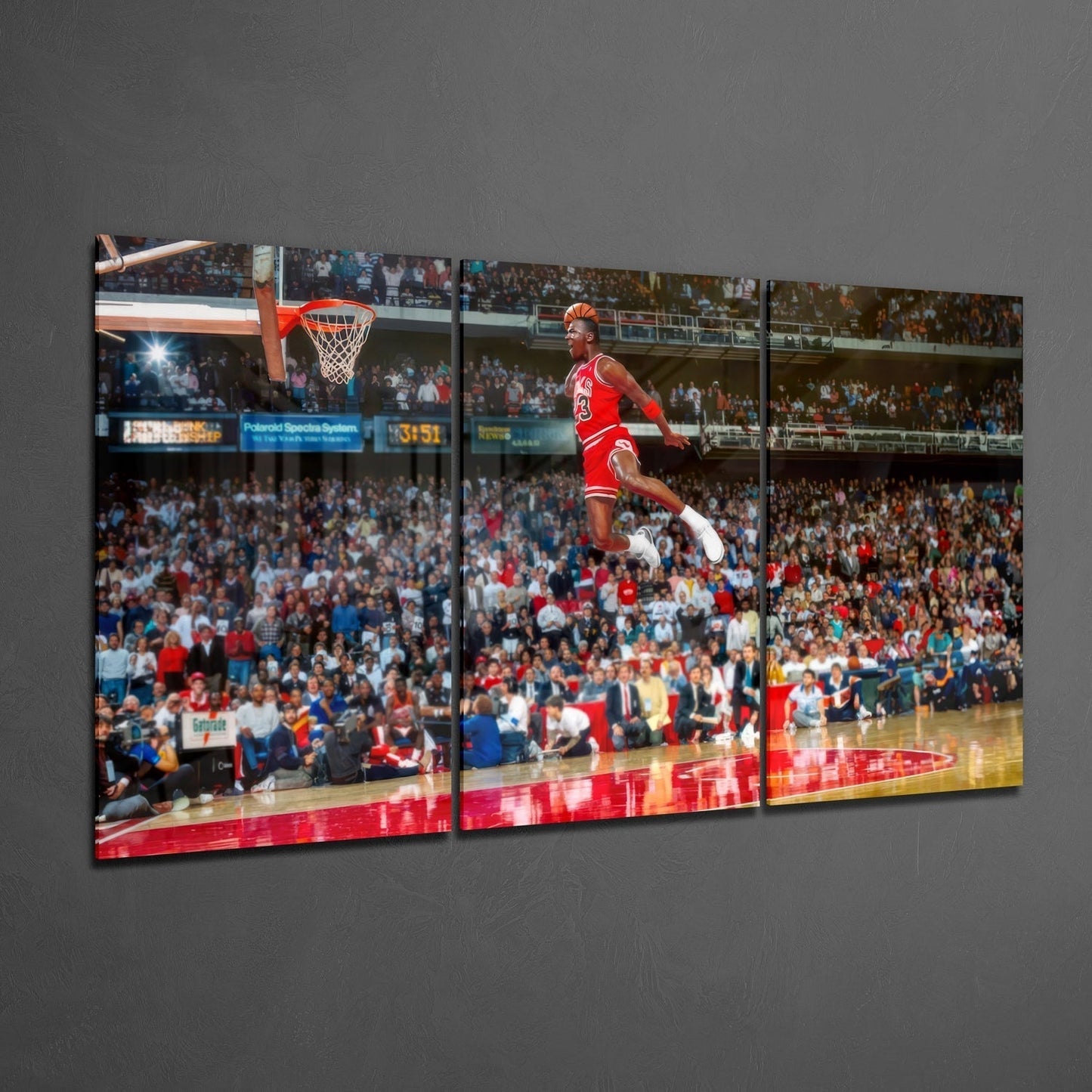 Michael Jordan Smaç Mega Mega Cam Tablo