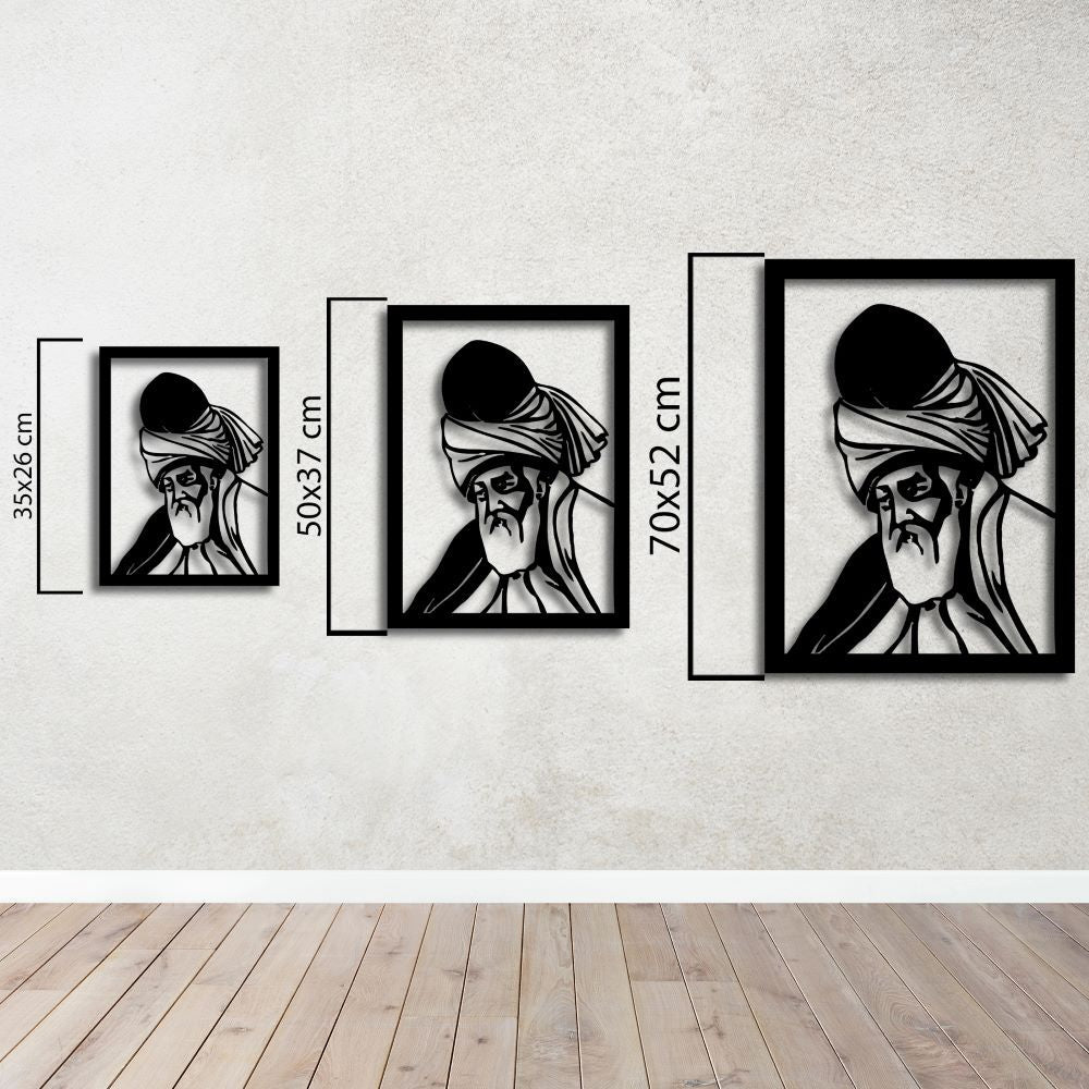 Mevlana İslami Metal Tablo