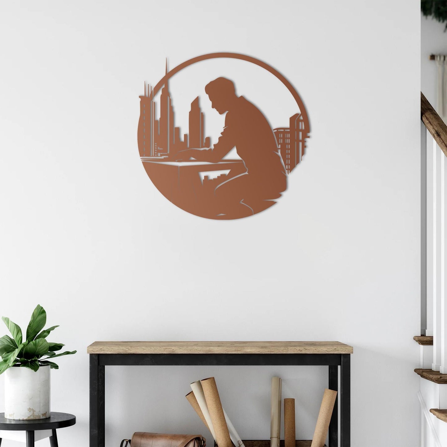 Architect of the City – Metal Painting