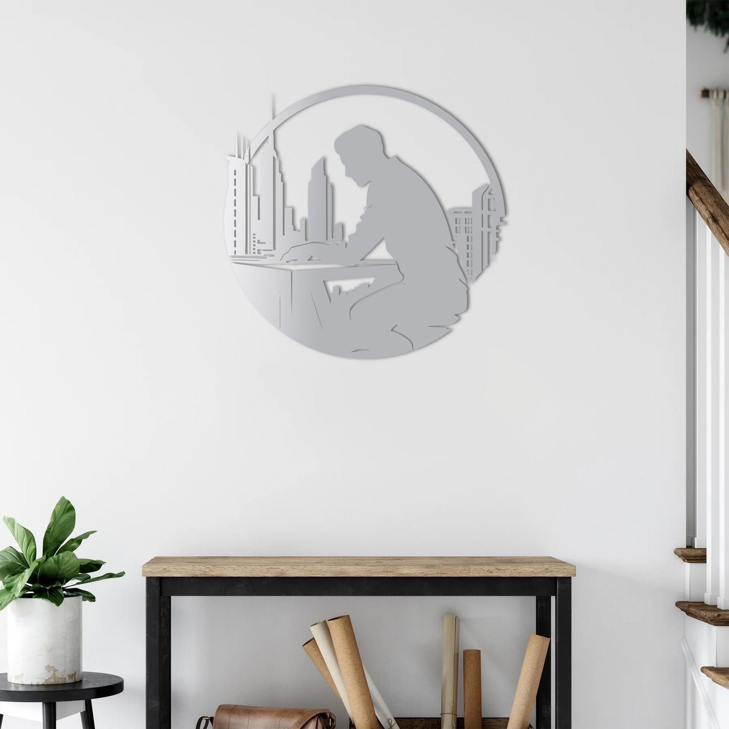 Architect of the City – Metal Painting