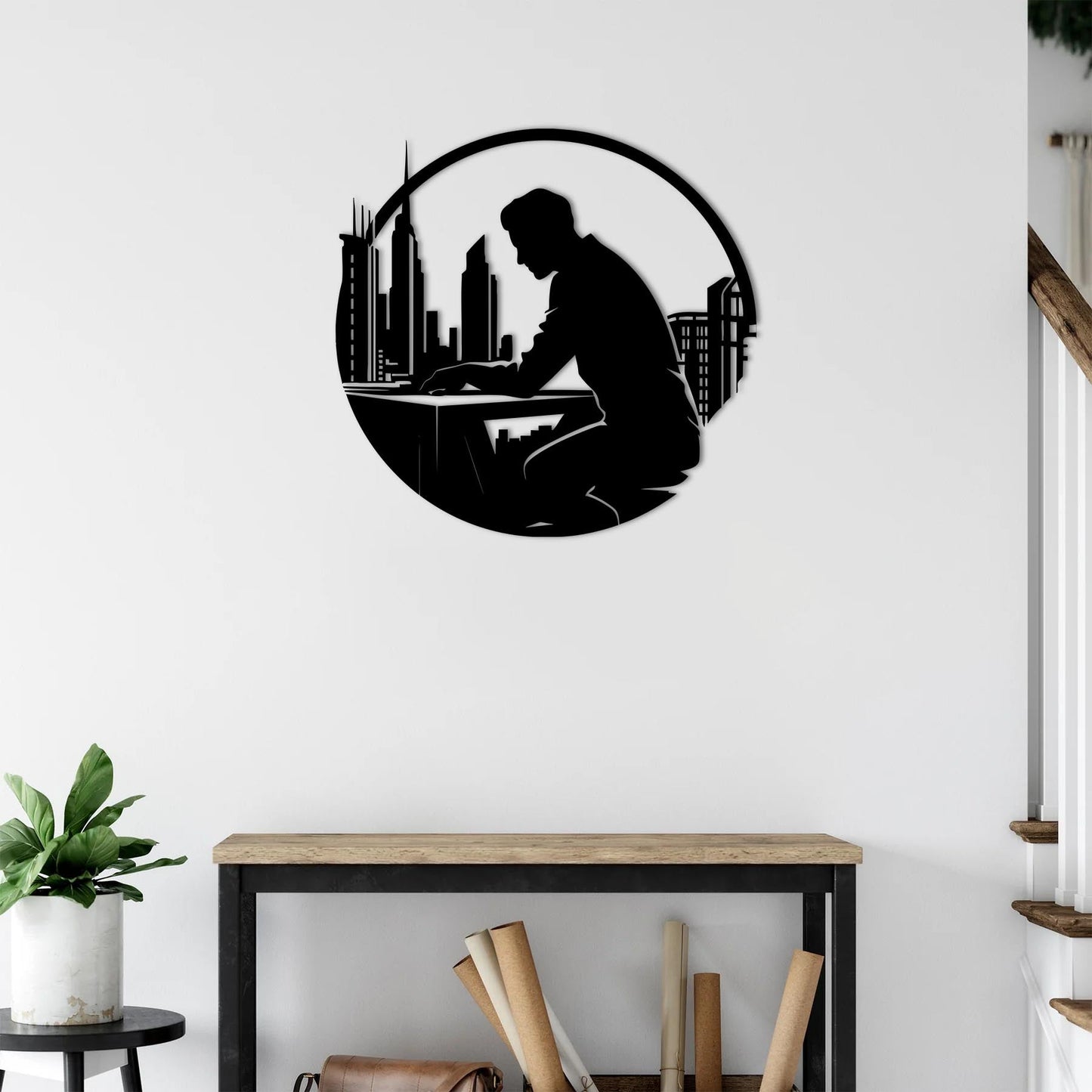 Architect of the City – Metal Painting