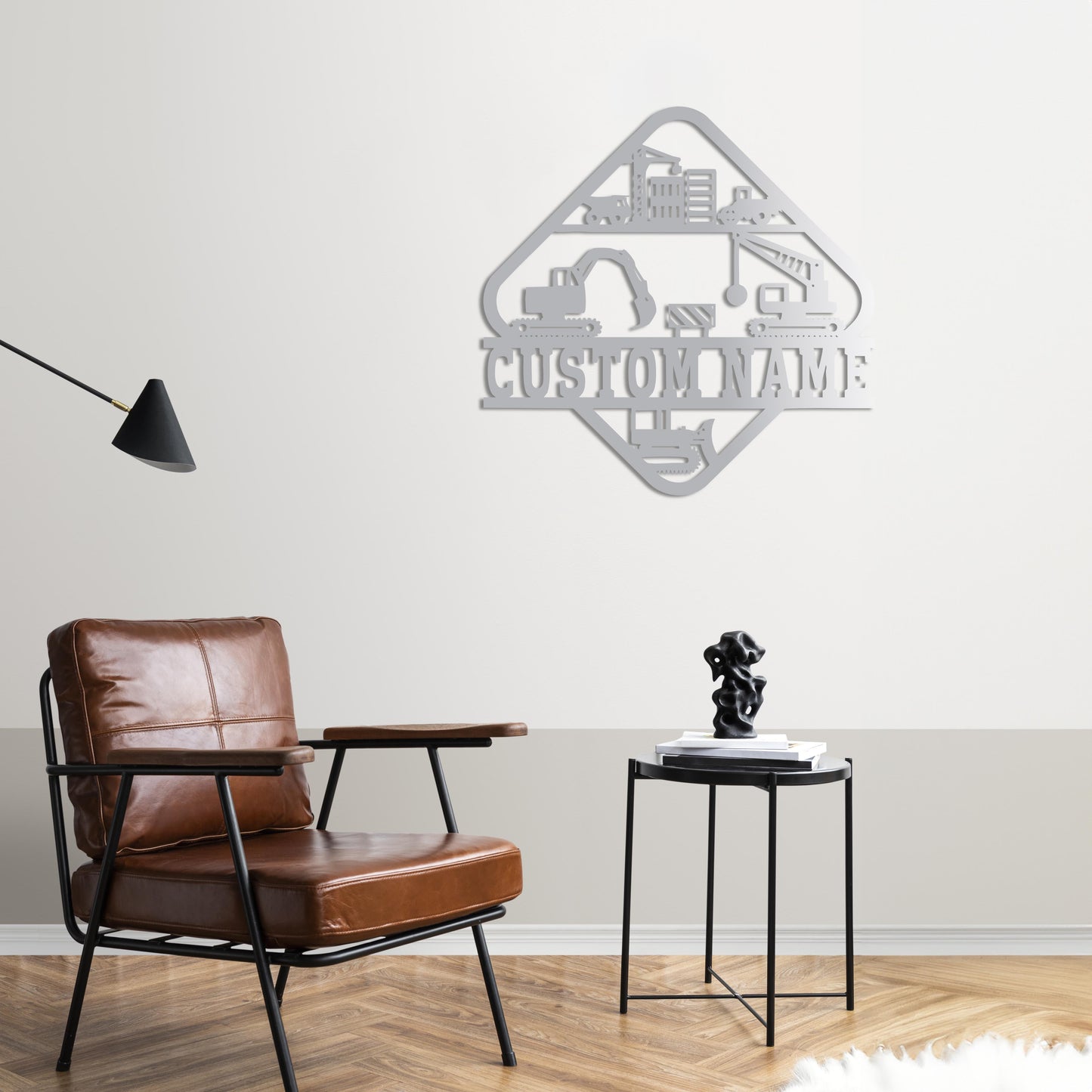 Construction Site Spirit – Customizable Metal Sign