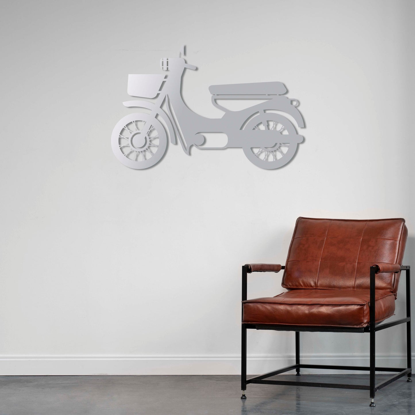 Retro Scooter – Metal Motorcycle Wall Decor