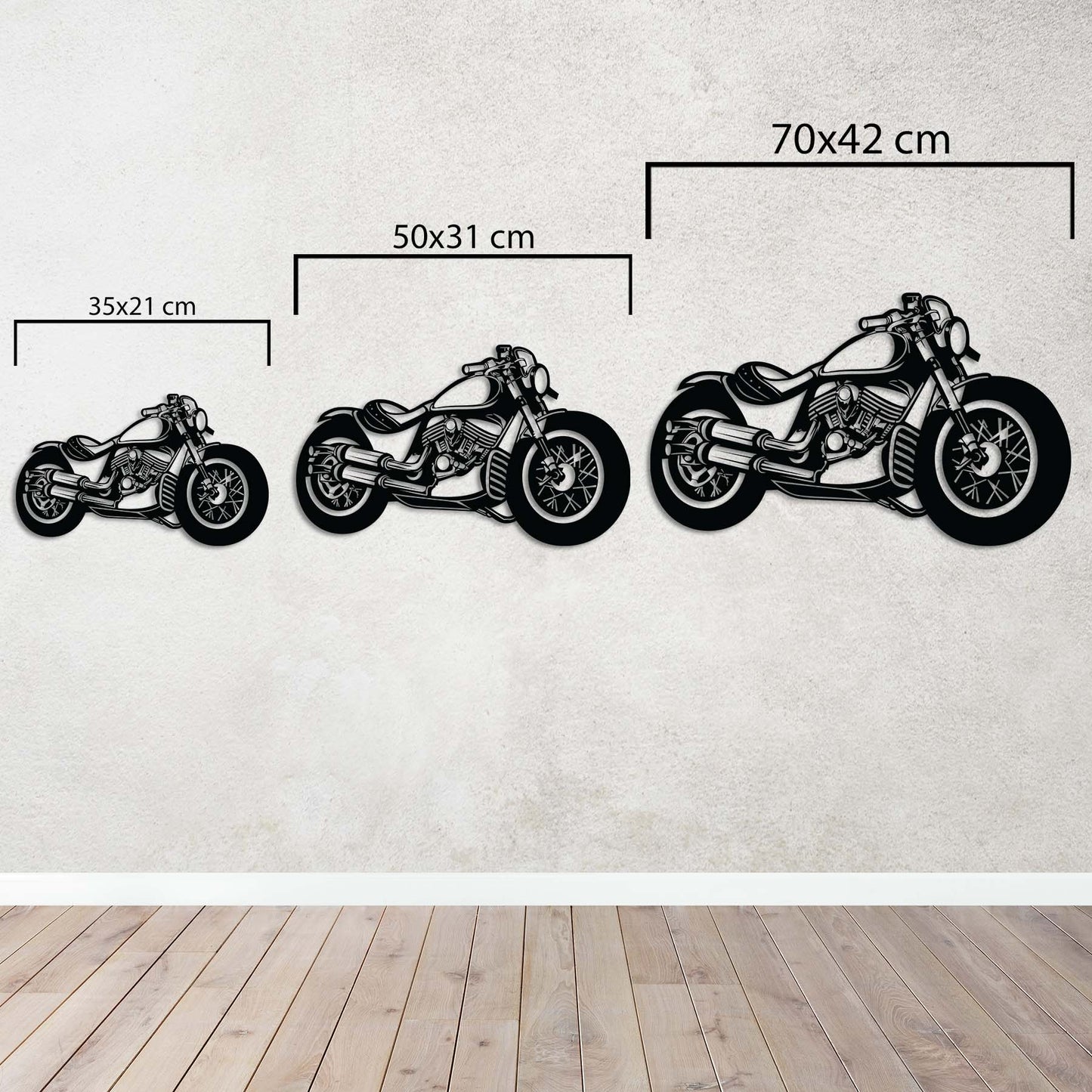 Chopper Ruh – Metal Motosiklet Duvar Dekoru