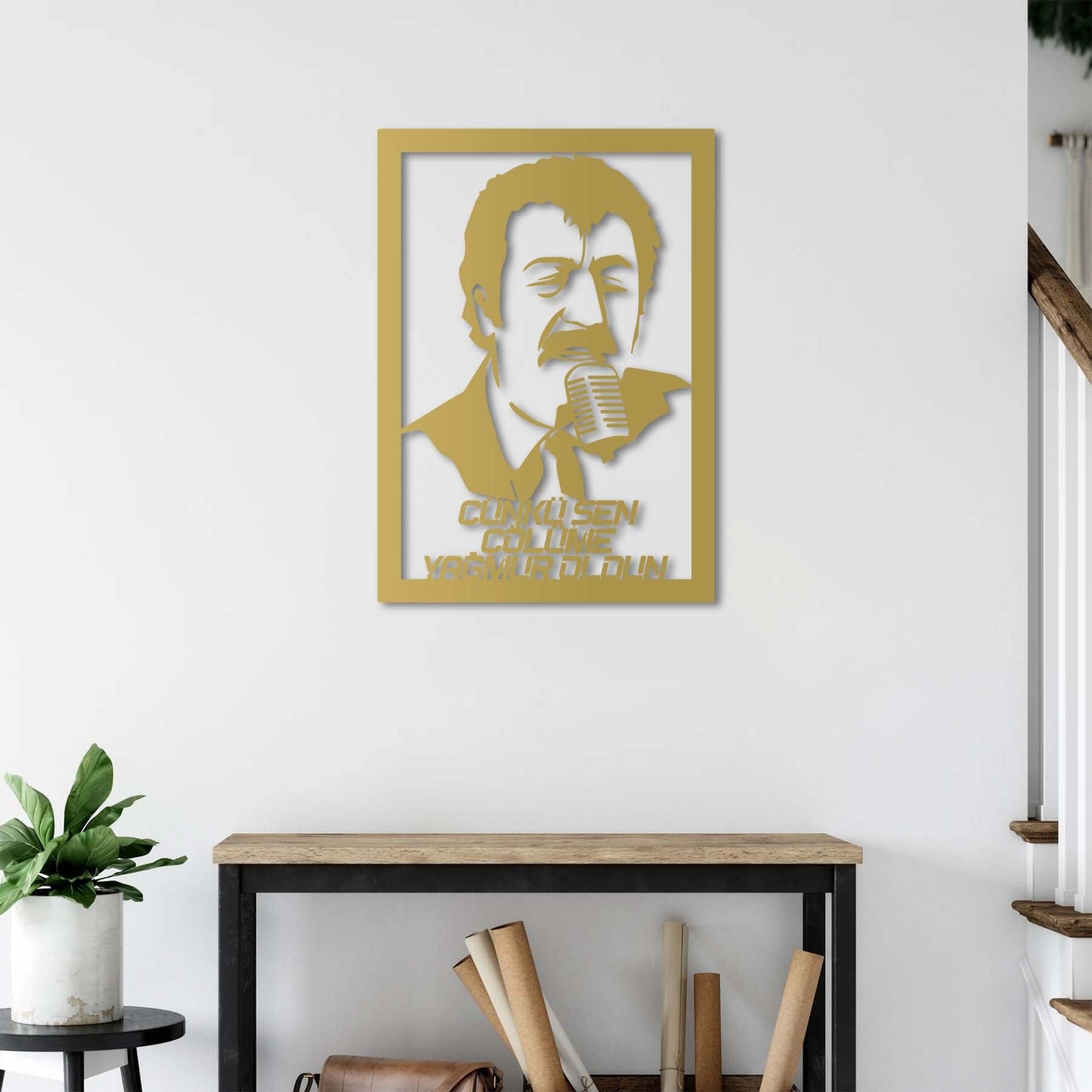 Muslum Gurses Metal Painting