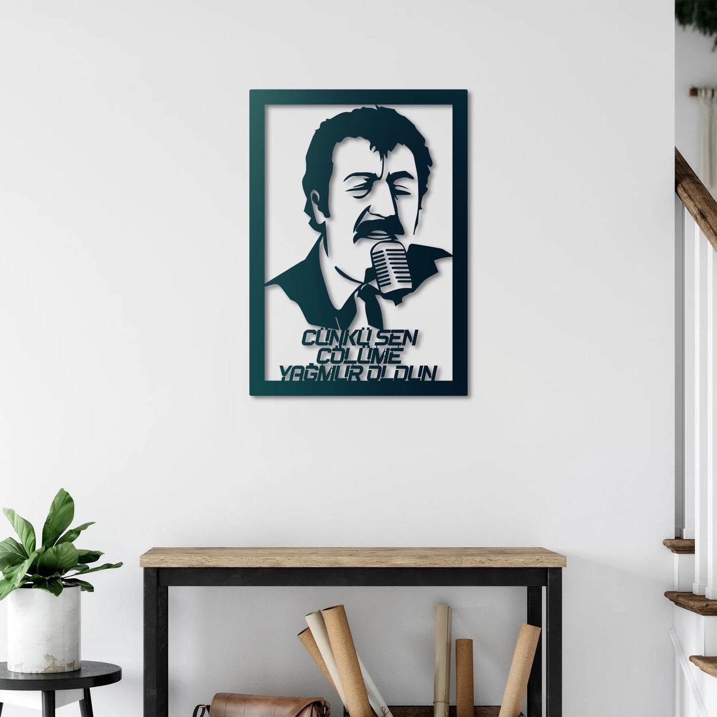 Muslum Gurses Metal Painting