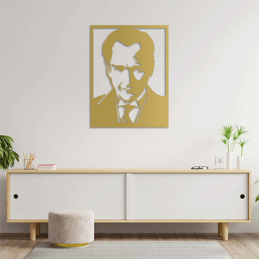 Mustafa Kemal Atatürk Metal Tablo