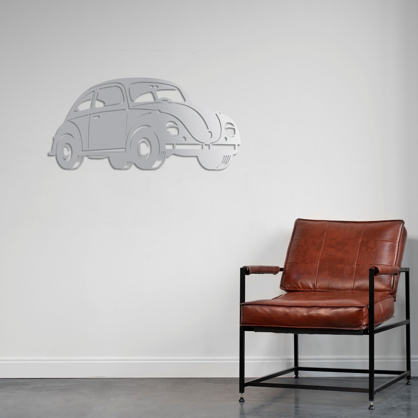 Nostalgic Beetle Metal Painting