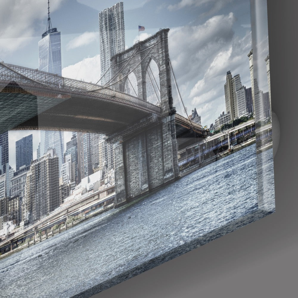 Brooklyn Köprüsü Cam Tablo