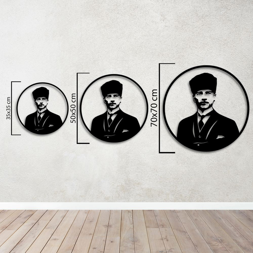 Ölümsüz Lider: Atatürk Metal Tablo