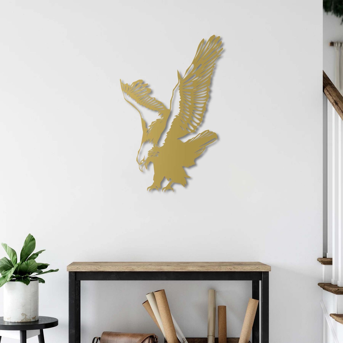 Free Eagle Metal Painting