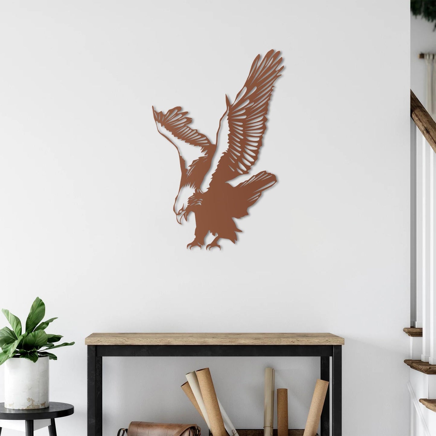 Free Eagle Metal Painting