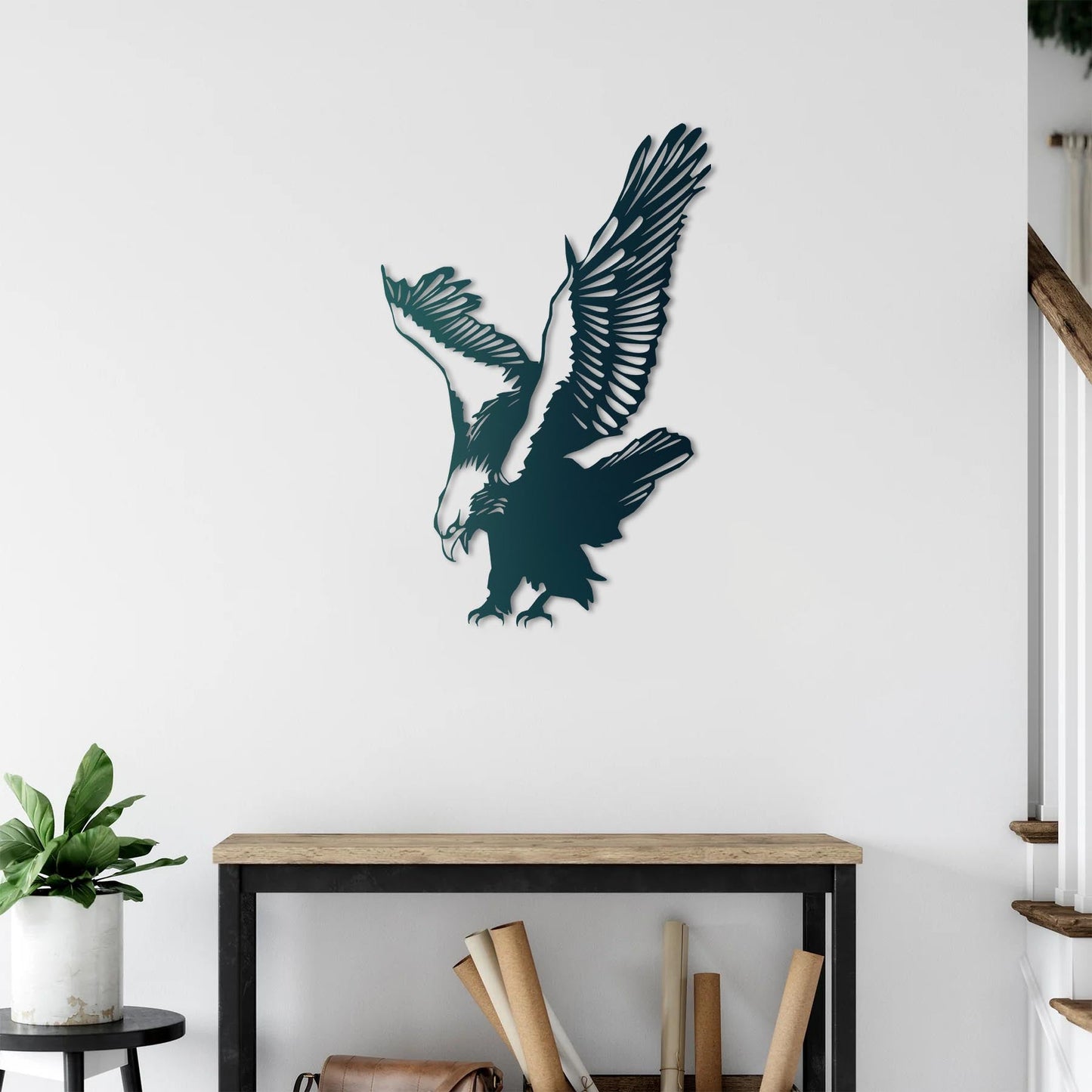 Free Eagle Metal Painting