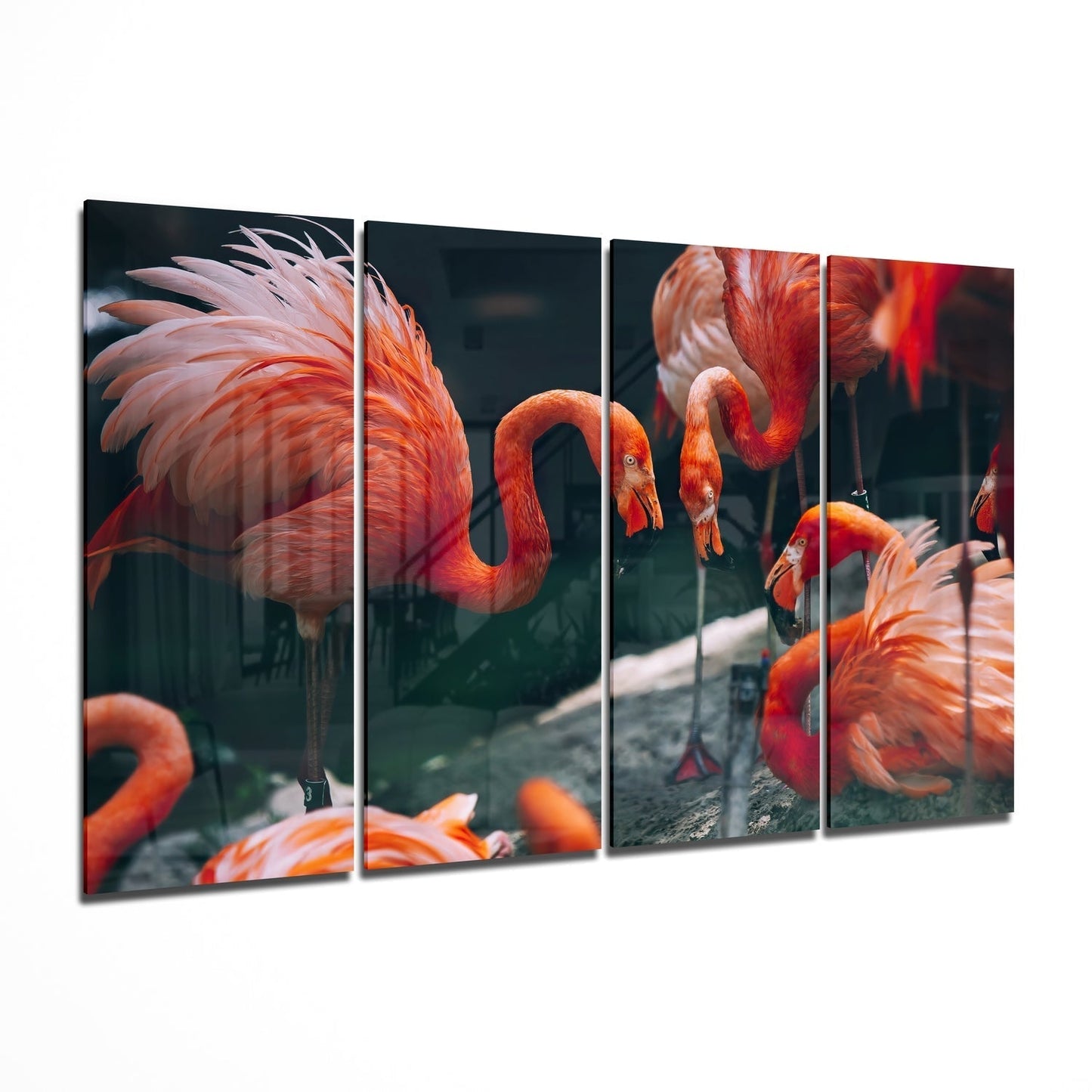 Flamingolar 4 Parça Mega Cam Tablo