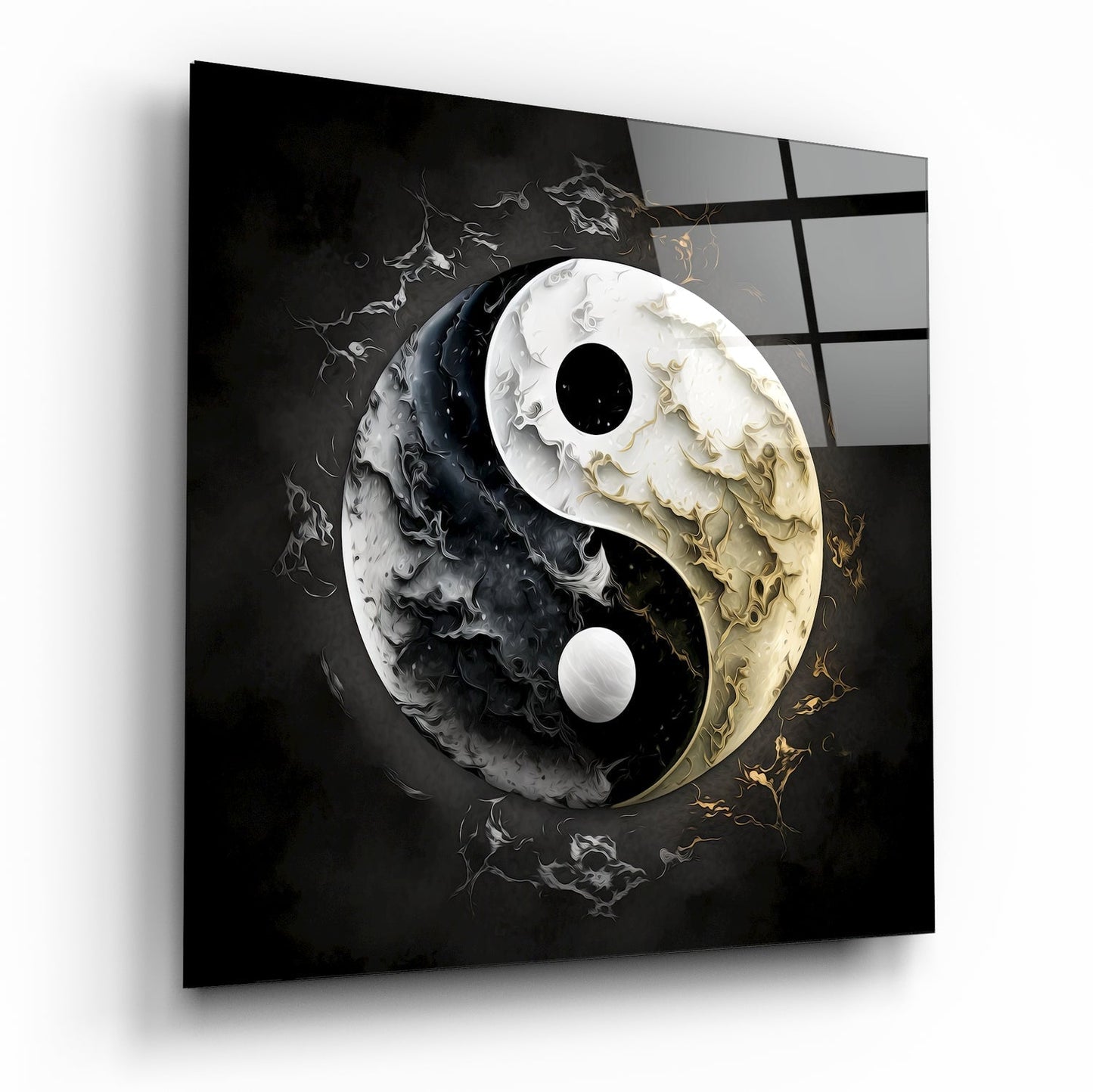 Ying&Yang Cam Tablo || Tasarımcı Koleksiyonu