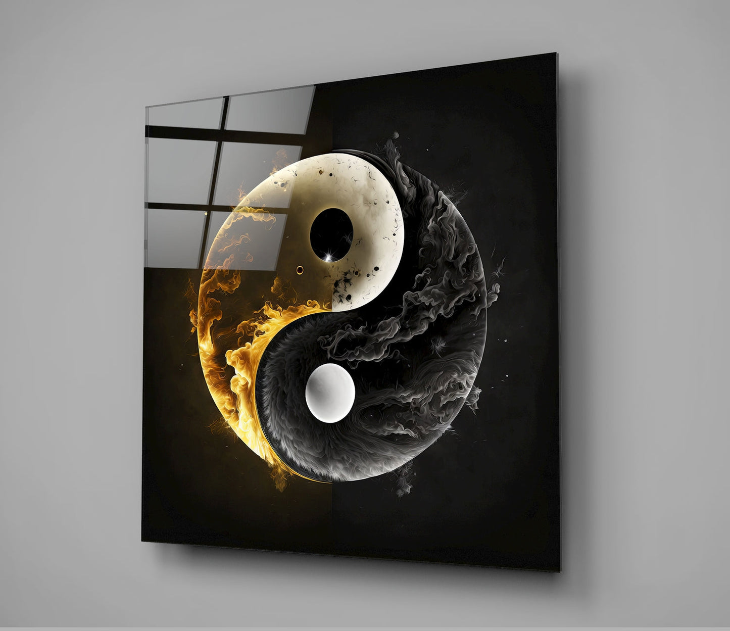 Ying&Yang Cam Tablo || Tasarımcı Koleksiyonu
