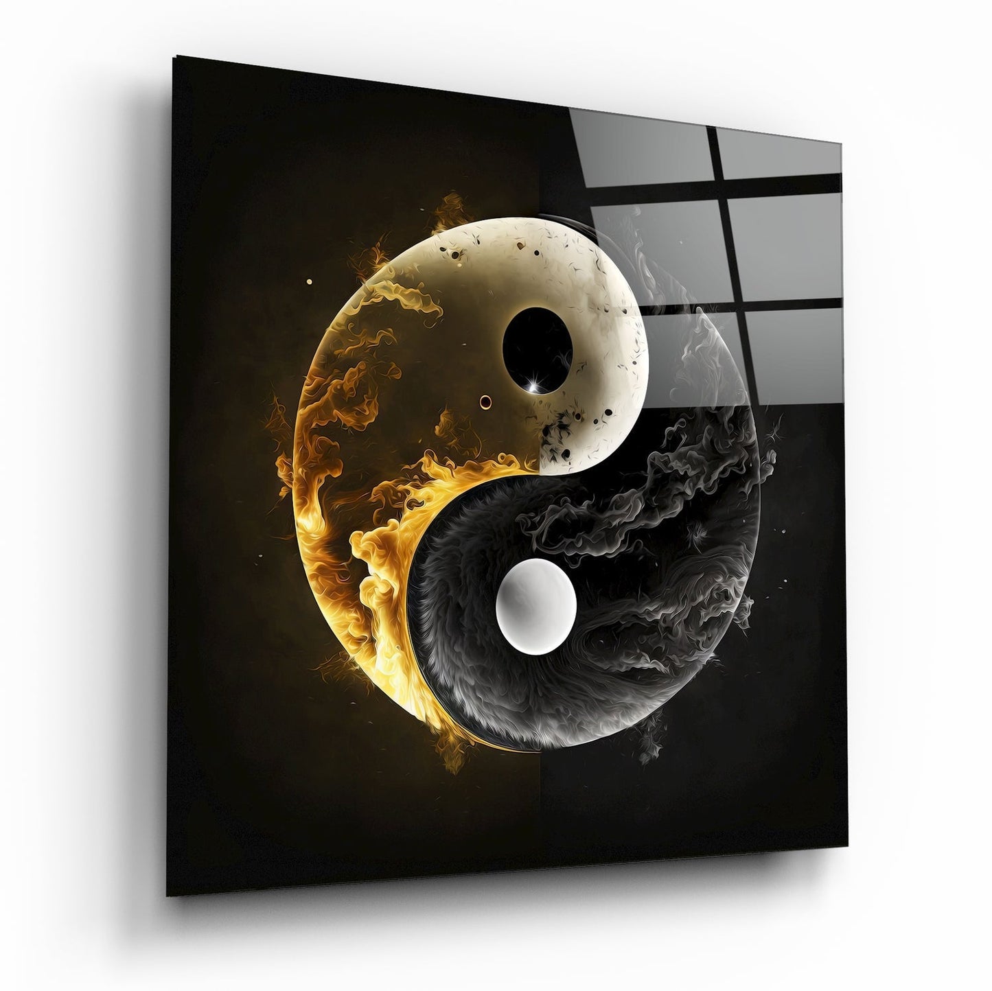 Ying&Yang Cam Tablo || Tasarımcı Koleksiyonu