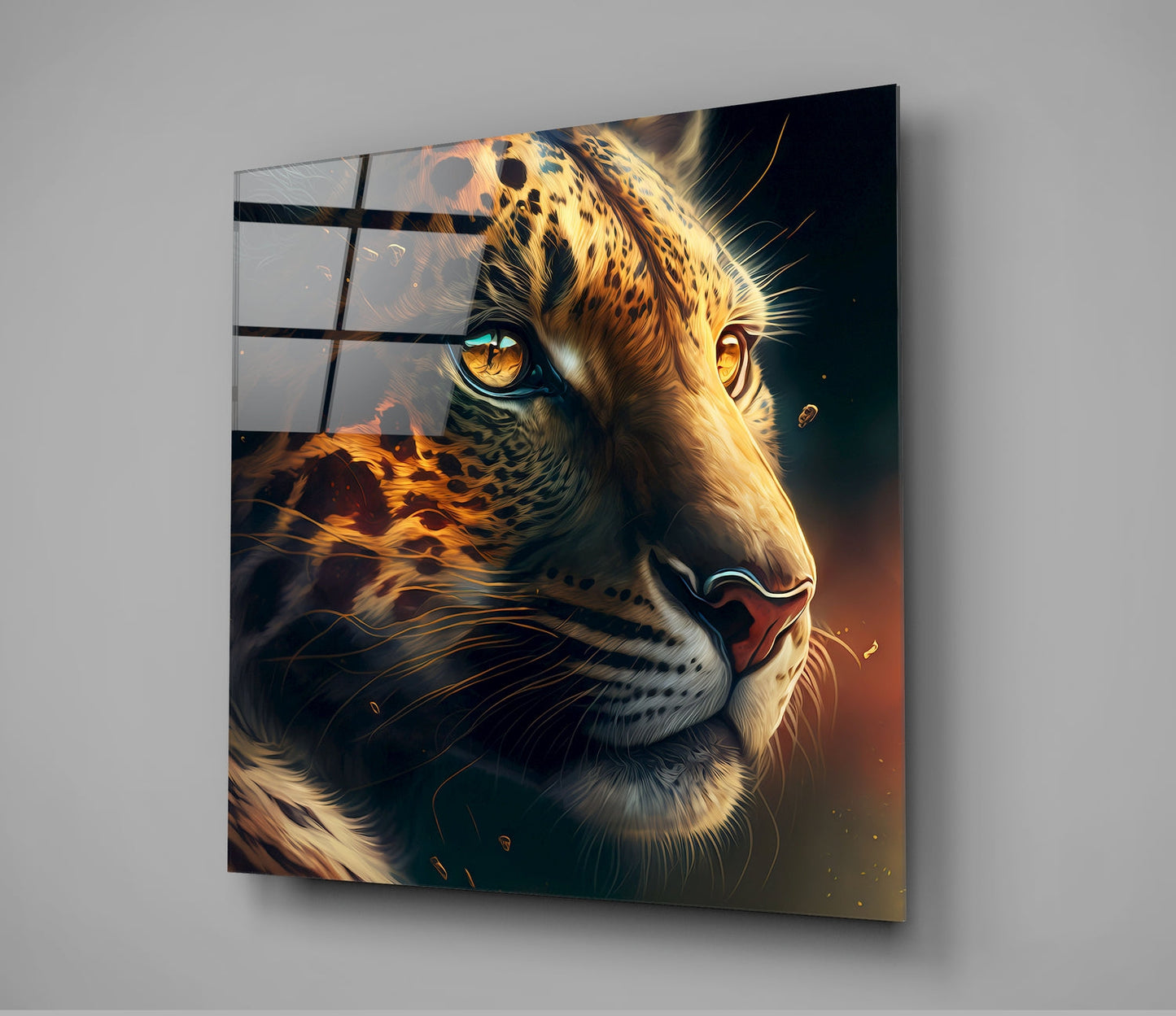Leopar Cam Tablo || Tasarımcı Koleksiyonu