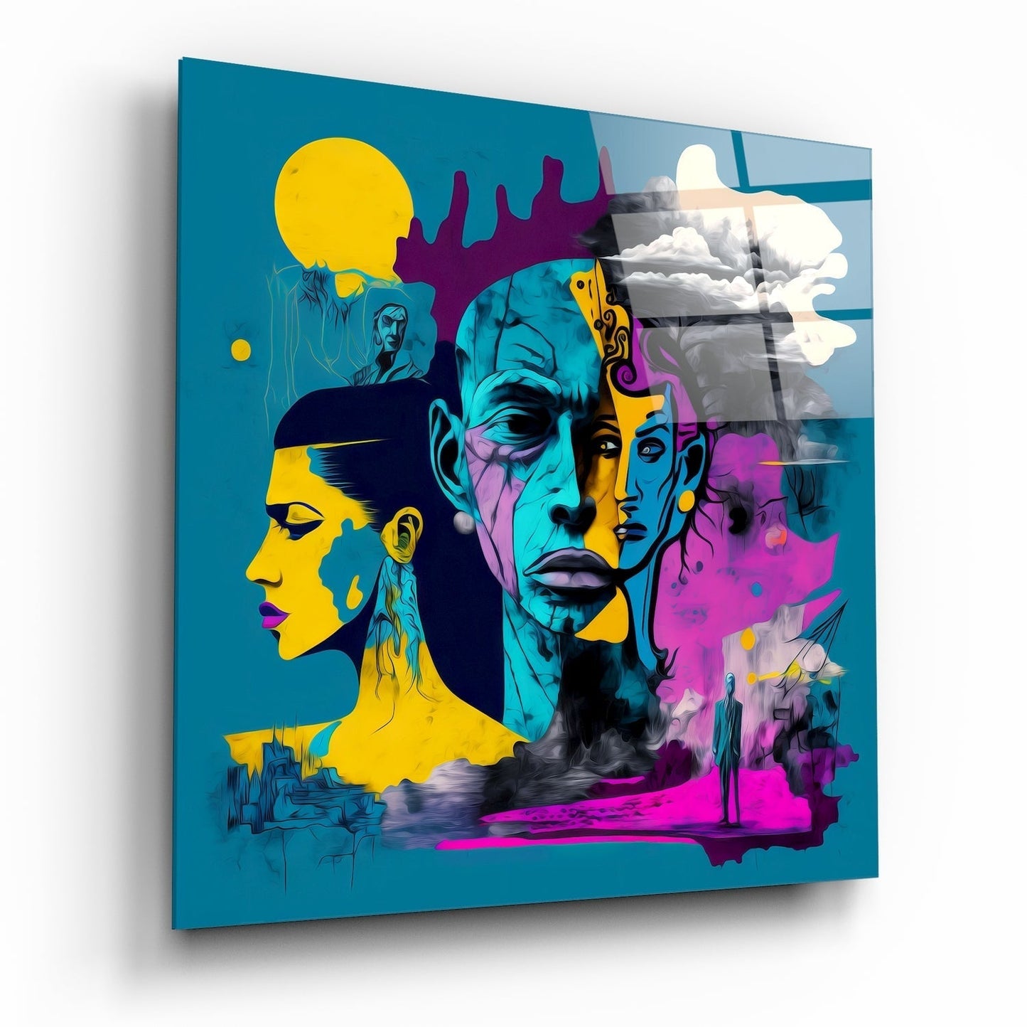 Picasso'Nun Zihni Cam Tablo || Tasarımcı Koleksiyonu