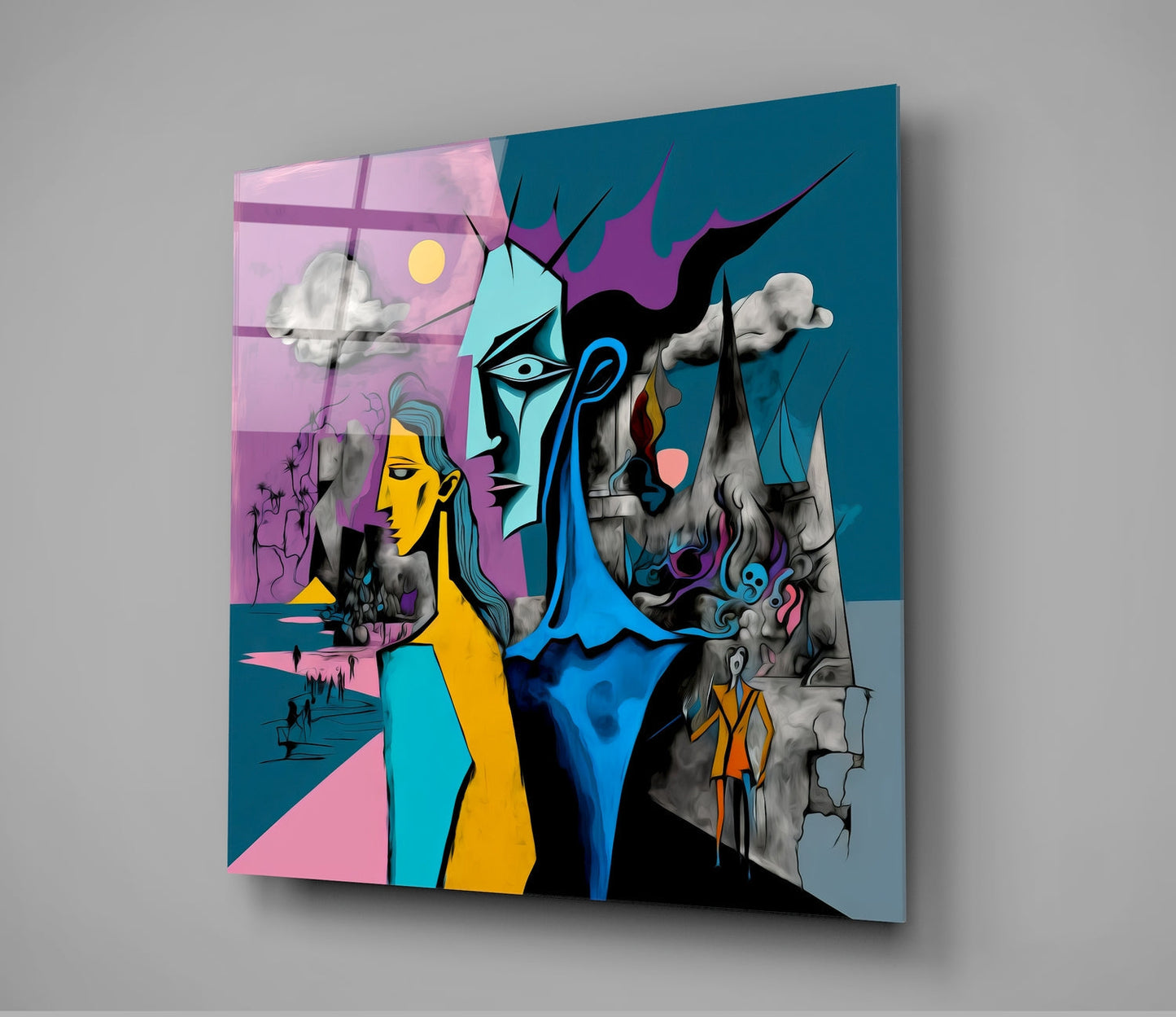Picasso'Nun Zihni Cam Tablo || Tasarımcı Koleksiyonu