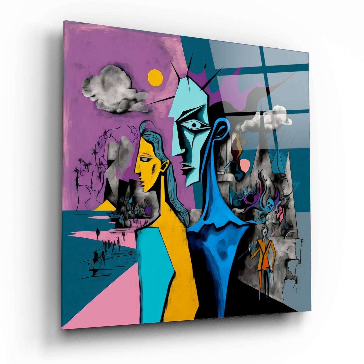 Picasso'Nun Zihni Cam Tablo || Tasarımcı Koleksiyonu