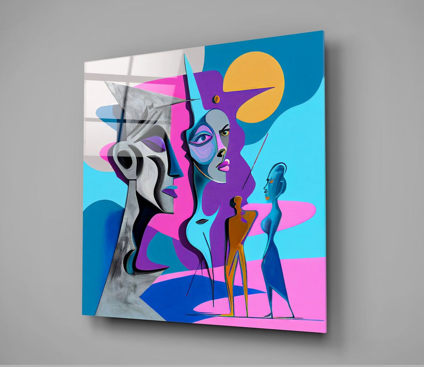 Picasso'Nun Zihni Cam Tablo || Tasarımcı Koleksiyonu